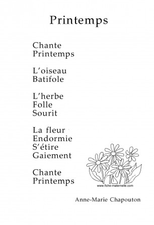Poesies Comptines Ecole Maternelle De Saint Pierre Eglise
